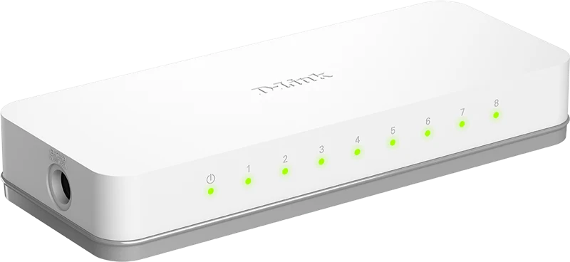 D-Link 8-Port Fast Ethernet Easy Desktop Switch Weiss