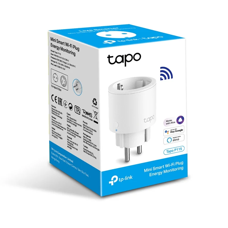 TP-Link Tapo P115(1-PACK) WLAN-Steckdose Weiss