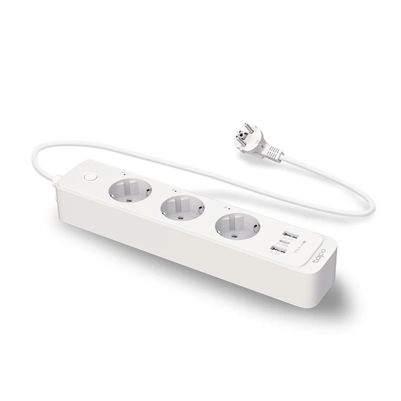 TP-Link Tapo P300 WLAN-Steckdose mehrfach mit USB-Anschluß Weiss