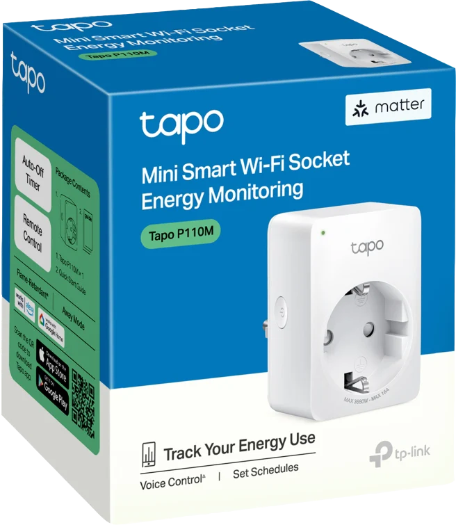 TP-Link Tapo P110M WLAN-Steckdose Weiss
