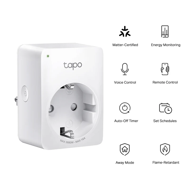 TP-Link Tapo P110M WLAN-Steckdose Weiss