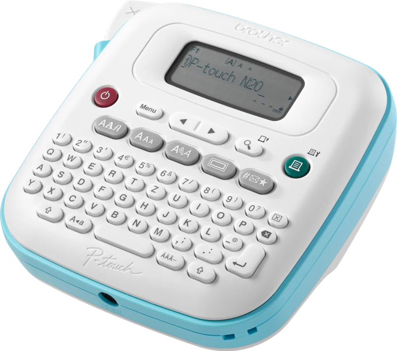 Brother P-touch N20 Beschriftungsgeräte Blau / Weiss