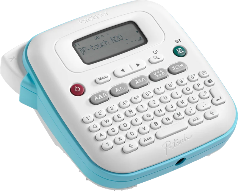 Brother P-touch N20 Beschriftungsgeräte Blau / Weiss