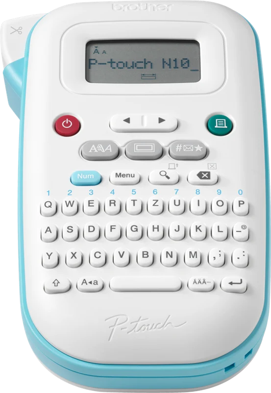 Brother P-touch N10 Beschriftungsgeräte Blau / Weiss