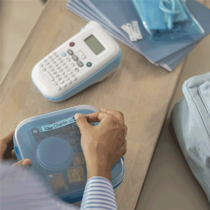Brother P-touch N10 Beschriftungsgeräte Blau / Weiss
