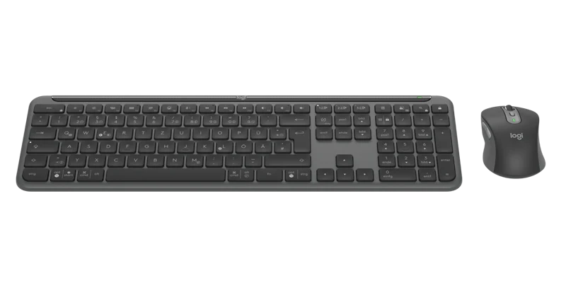 Logitech Signature Slim kabellose MK950 Tastatur-Maus-Set graphite