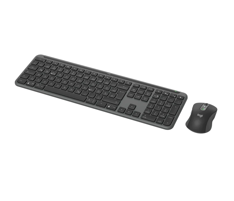 Logitech MK950 kabelloses Tastatur-Maus-Set graphite