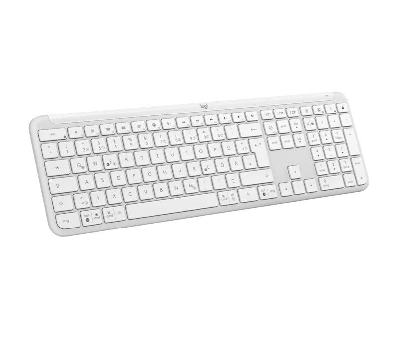 Logitech Signature Slim kabellose K950 Tastatur Weiss