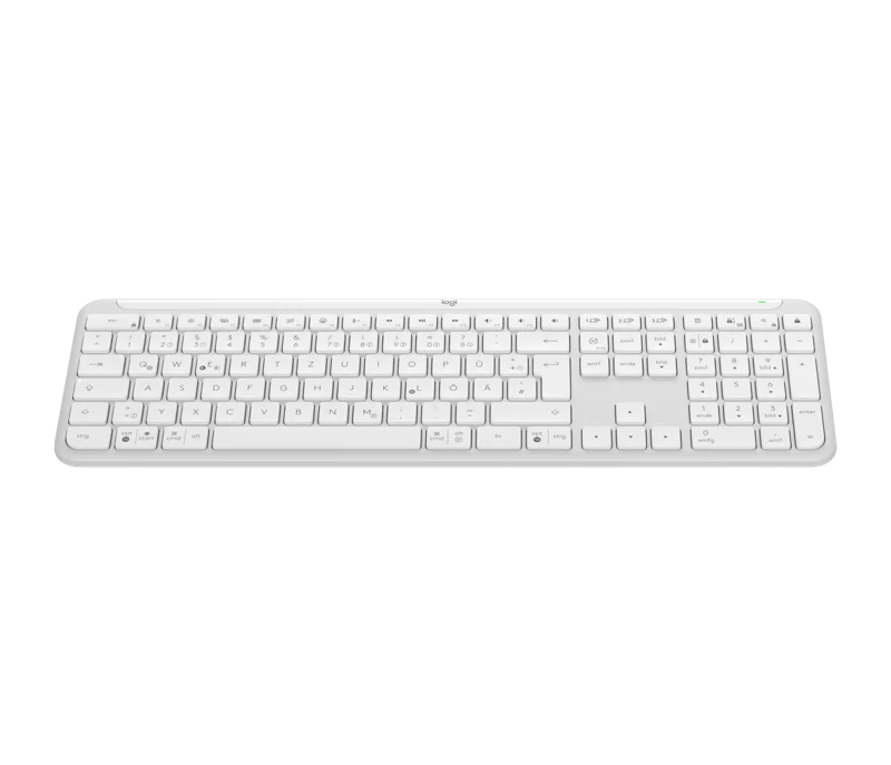 Logitech Signature Slim kabellose K950 Tastatur Weiss