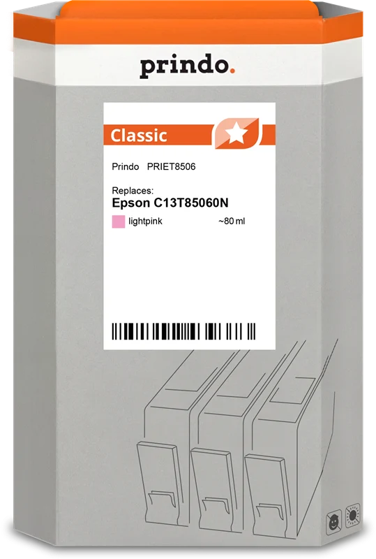Prindo Classic Druckerpatrone kompatibel mit Epson T8506 Light Magenta