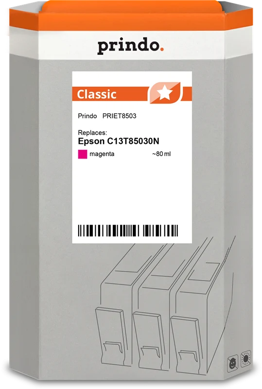 Prindo Classic Druckerpatrone kompatibel mit Epson T8503 Magenta