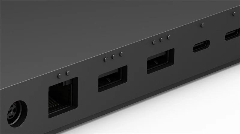 Microsoft Surface Thunderbolt 4-Dockingstation Schwarz