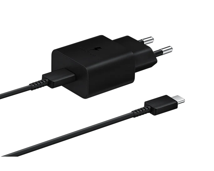 Samsung Schnellladeadapter mit Datenkabel 15 Watt Schwarz