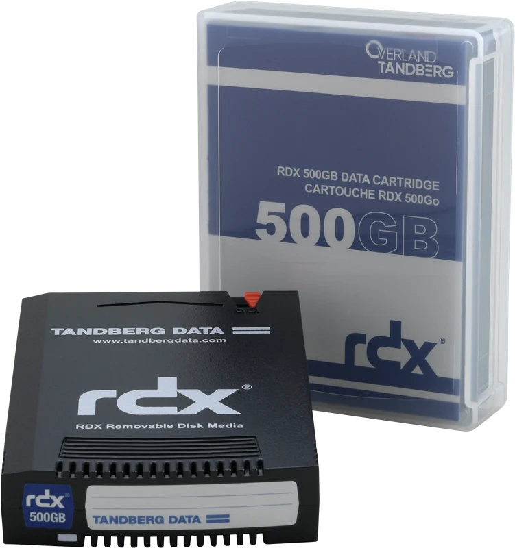 Tandberg Data RDX 500GB HDD Kartusche Schwarz