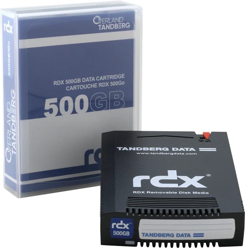 Tandberg Data RDX 500GB HDD Kartusche Schwarz