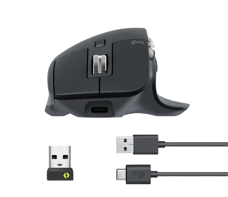 Logitech MX Master 3S Wireless Maus graphite