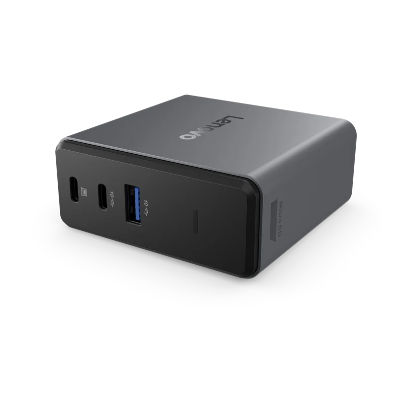 Lenovo X9 GaN-Dock zum Aufladen Grau