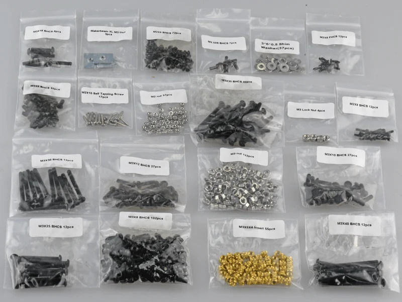 Copymaster3D Fastener Kit für Voron v0.1