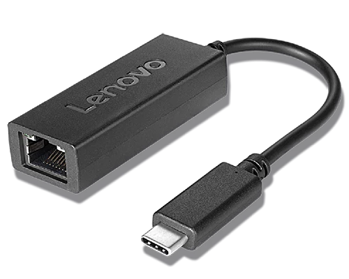 Lenovo Netzwerkadapter USB Typ-C Schwarz