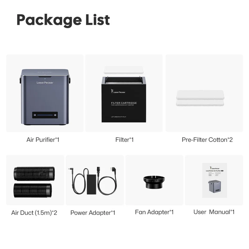 LaserPecker Air Purifier for LP Series