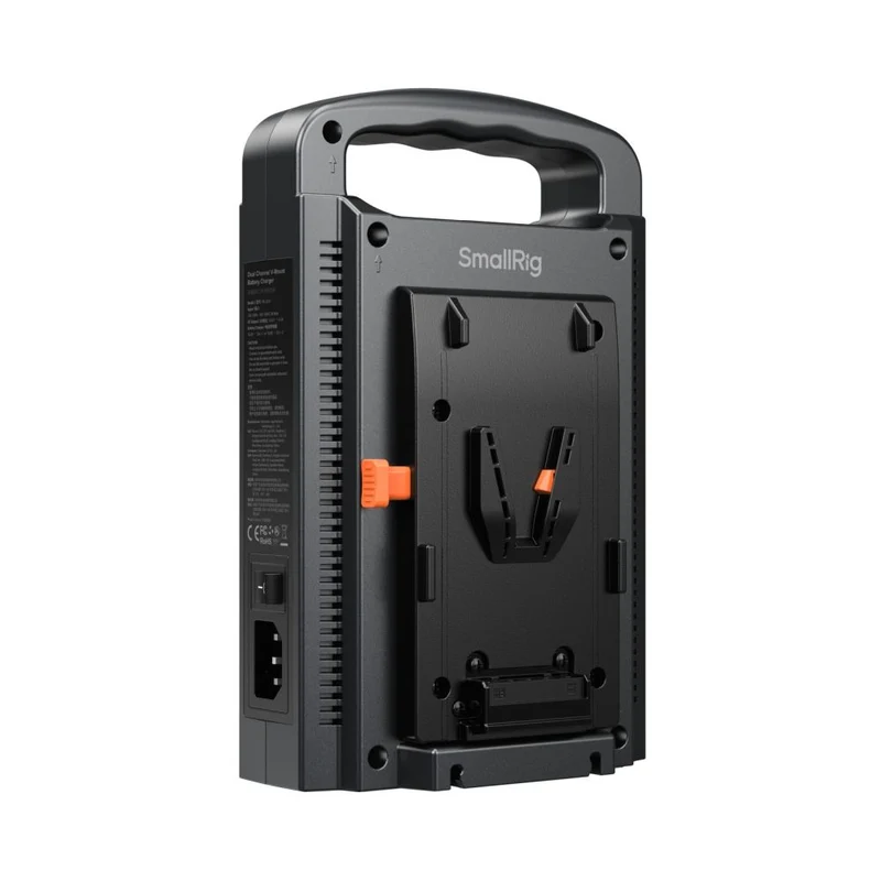 SmallRig 4578 Zweikanal V-Mount Batterieladegerät (EU Standard)
