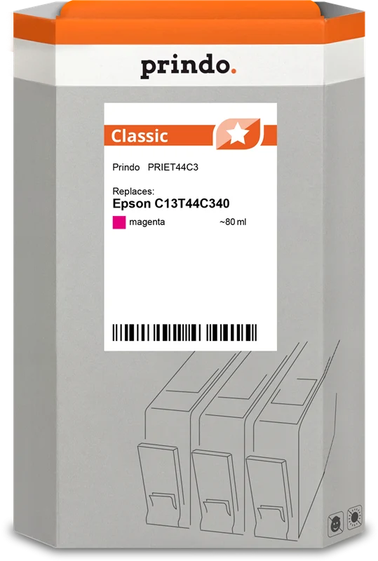 Prindo Classic Druckerpatrone kompatibel mit Epson SJIC36P-M Magenta