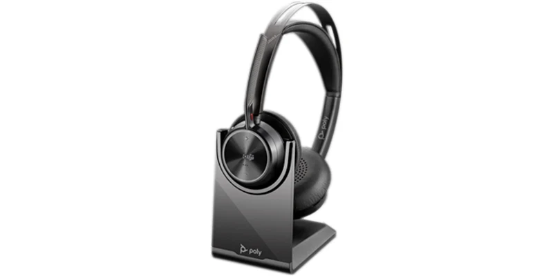 HP Poly Voyager Focus 2 USB-C-C Headset + Ladestation Schwarz