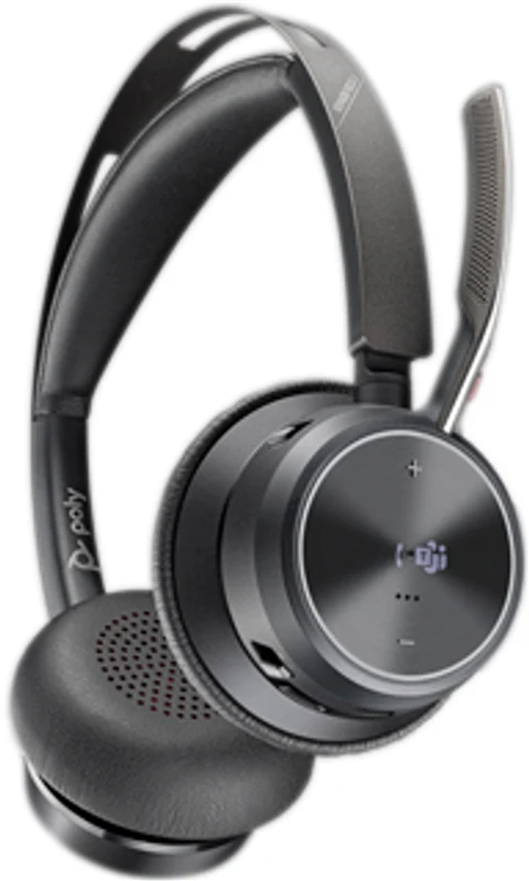 HP Poly Voyager Focus 2 USB-C-C Headset + Ladestation Schwarz