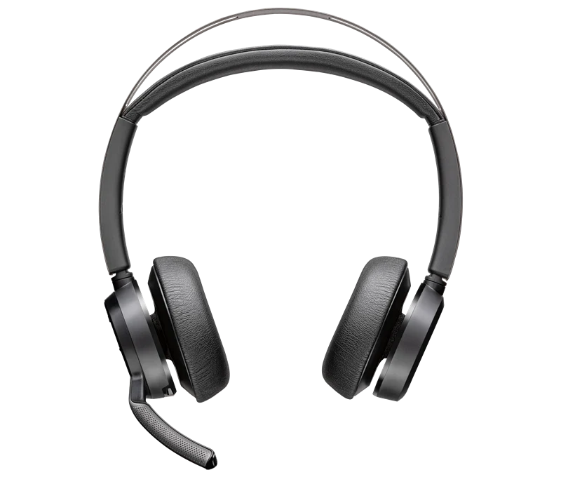 HP Poly Voyager Focus 2 USB-C-C Headset +USB-C/A-Adapter Schwarz
