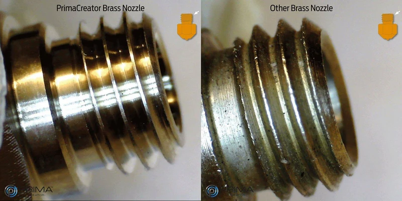 RepRap M6 Brass Nozzle 0,2 mm - 1,75 mm