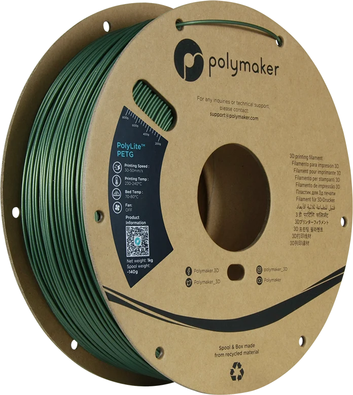 Polymaker - PolyLite™ PETG Filament 1,75mm 1000g