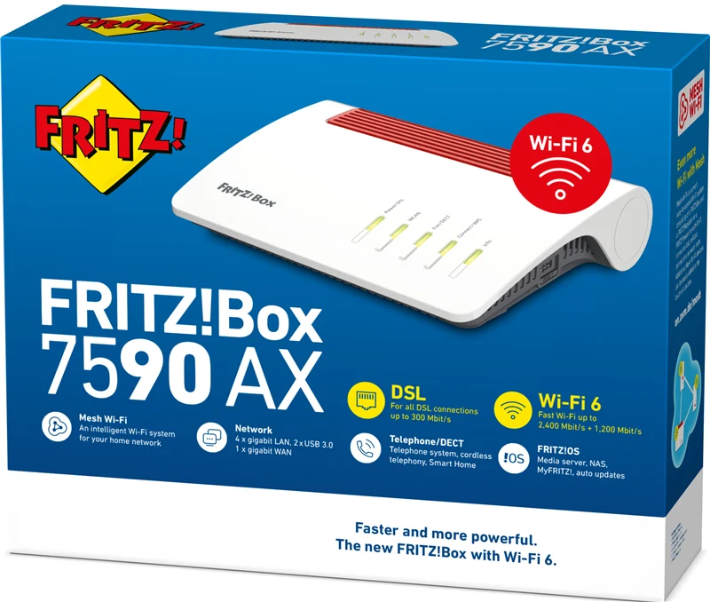 Fritz! GmbH Box 7590 AX - Wi-Fi-System Router