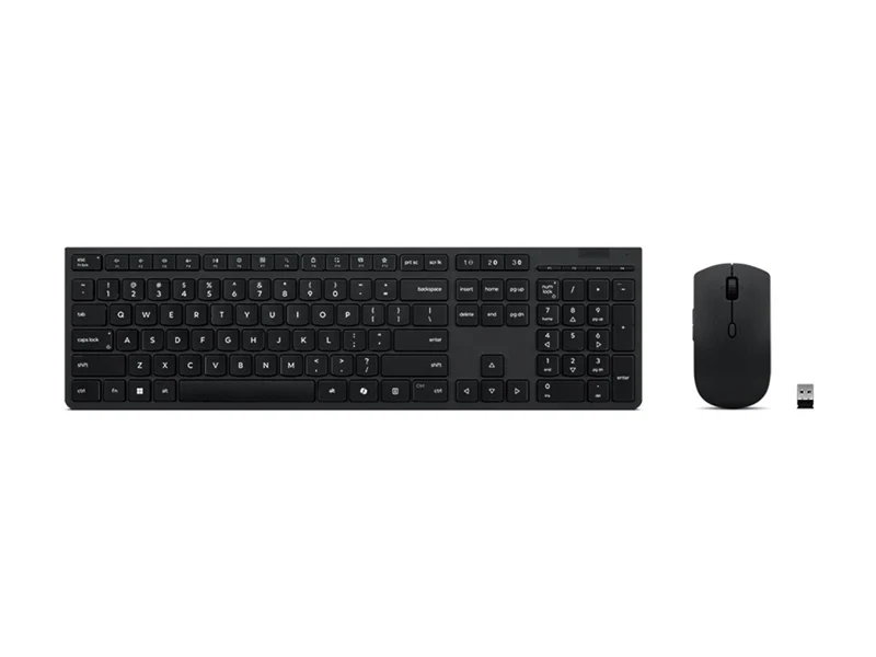 Lenovo Professional wiederaufladbare Funktastatur - Maus Schwarz