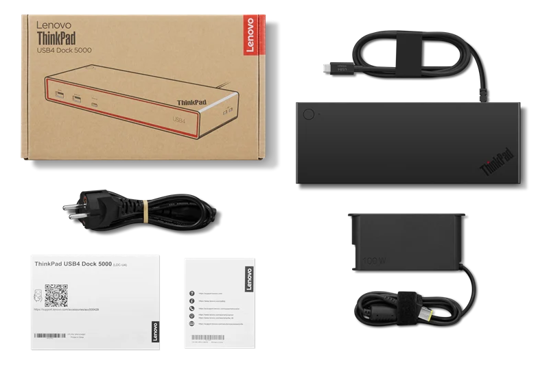 Lenovo ThinkPad USB4 Dock 5000 Schwarz