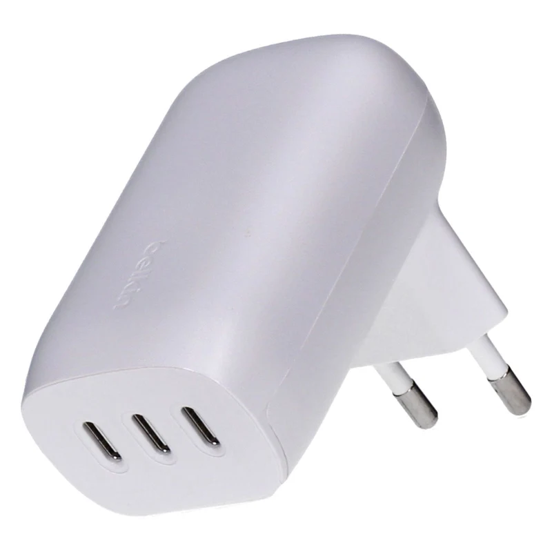 Belkin BoostCharge 3-Port USB-C Ladegerät weiß Netzstecker PPS 67W