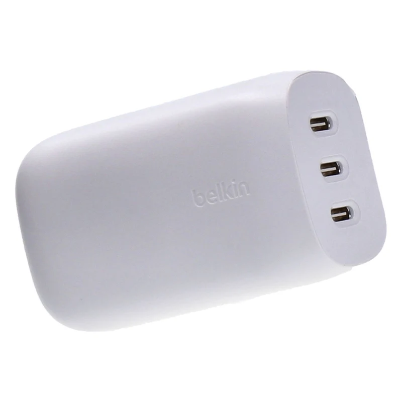 Belkin BoostCharge 3-Port USB-C Ladegerät weiß Netzstecker PPS 67W