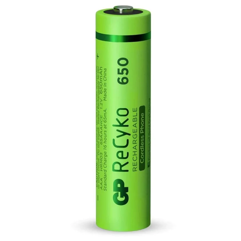 GP NiMH ReCyko AAA 650mAh 1,2V wiederaufladbar, 2 Stück