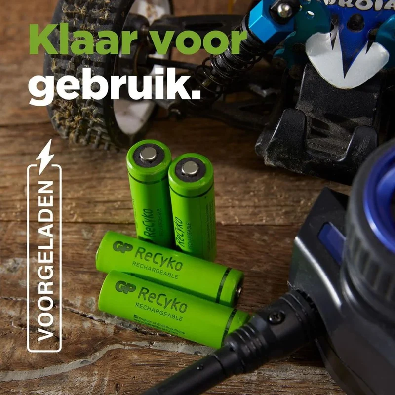 GP NiMH ReCyko AAA 950mAh 1,2V wiederaufladbar, 4 Stück