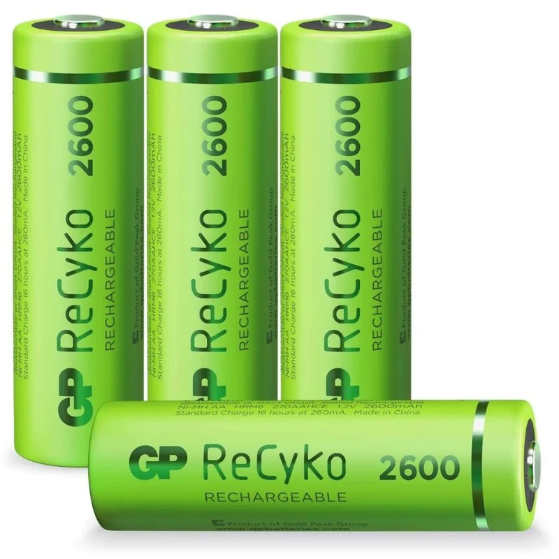 GP NiMH ReCyko AA 2600mAh 1,2V wiederaufladbar, 4 Stück