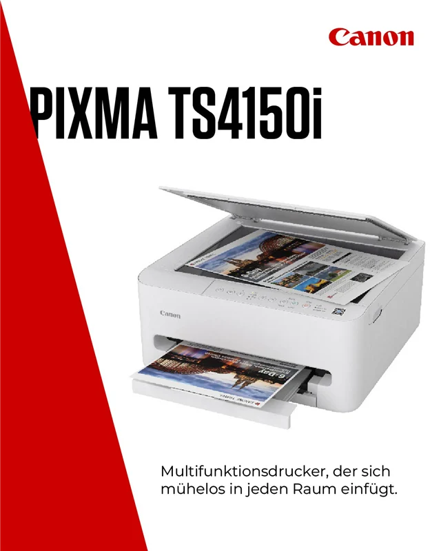 Canon PIXMA TS4150i Multifunktionsdrucker Weiss