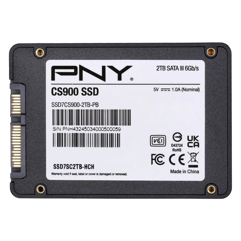 PNY CS900 interne SSD-Festplatte 2TB 2.5" Serial ATA III