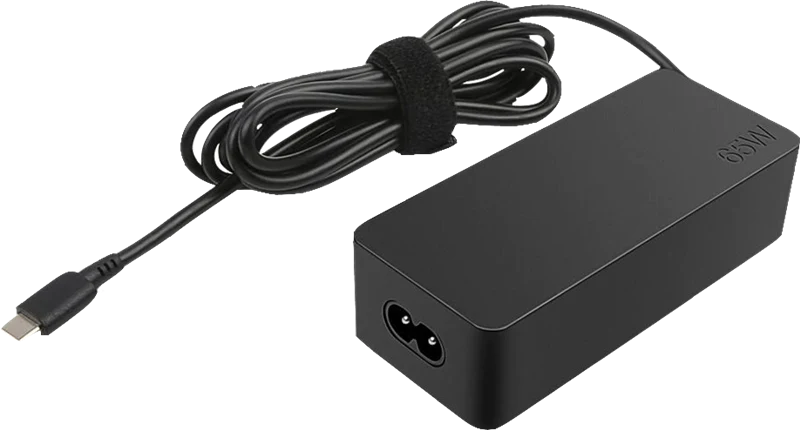 Lenovo 65-Watt-Standardnetzteil (USB Typ C) Schwarz