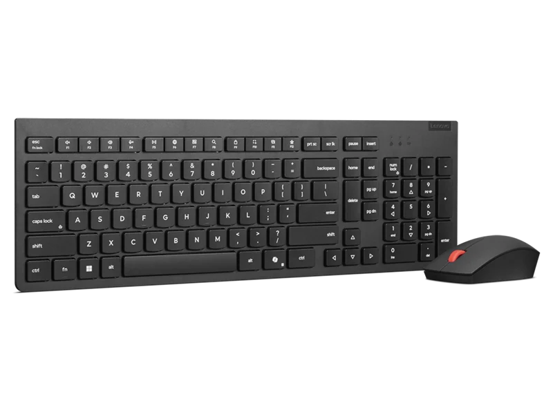 Lenovo Essential Wireless Tastatur & Maus Combo Gen 2 AI Schwarz