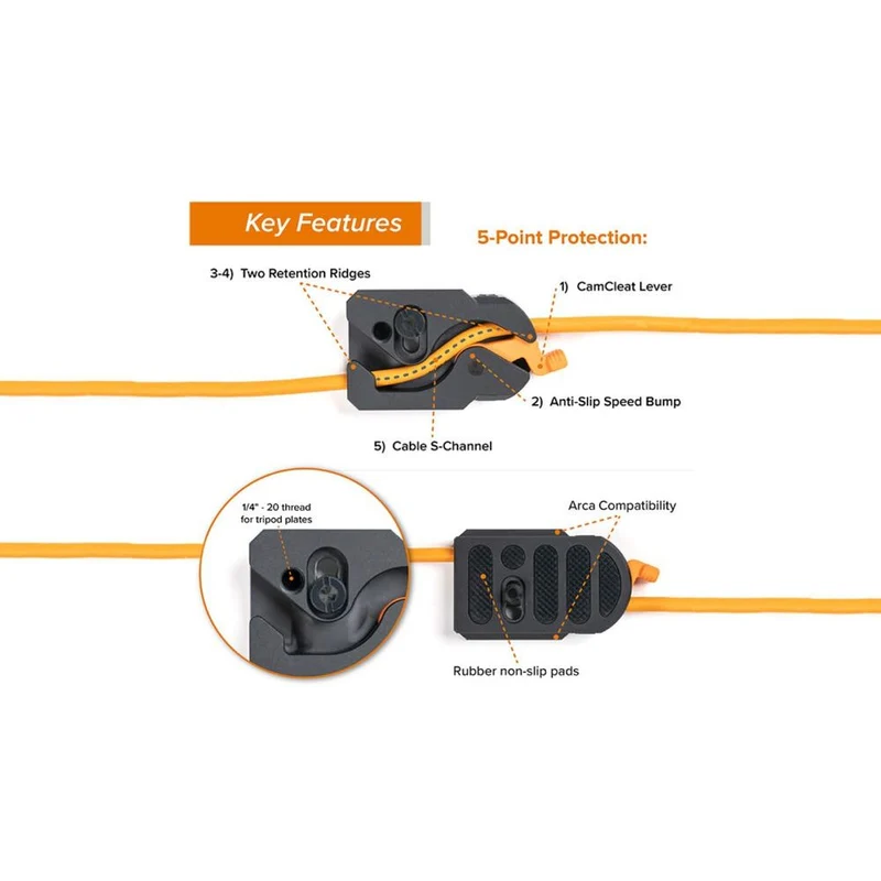 Tether Tools TetherGuard LeverLock-Platte
