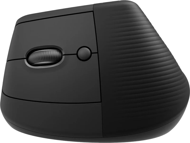 Logitech Lift Left Vertical Ergonomic Maus Linkshänder graphite