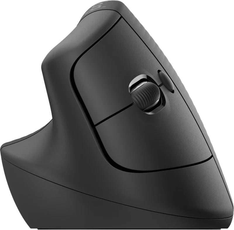 Logitech Lift Left Vertical Ergonomic Maus Linkshänder graphite