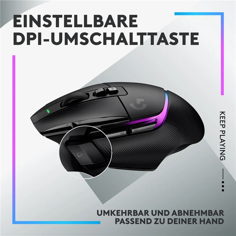 Logitech G502 X PLUS Gaming-Maus Schwarz