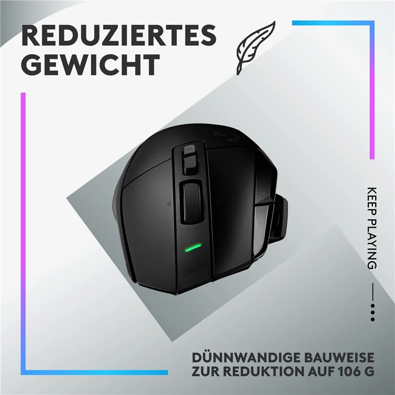 Logitech G502 X PLUS Gaming-Maus Schwarz