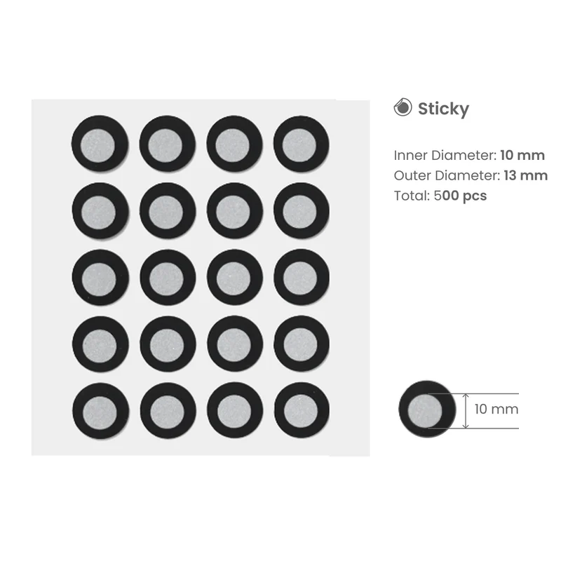 Revopoint High Visibility Markers 10mm (Sticky)