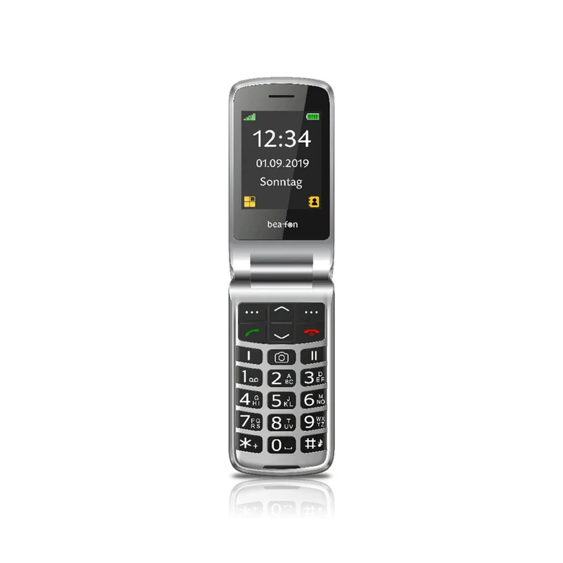 Beafon SL495 LTE 6,1 cm (2.4) 86 g Schwarz, Silber Einsteigertelefon